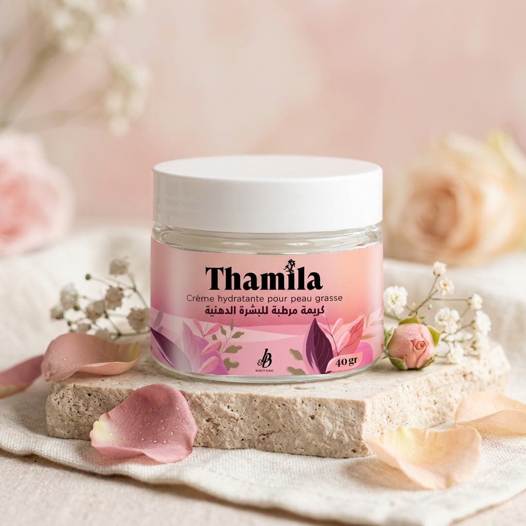 Thamila — Crème hydratante pour peaux grasses
