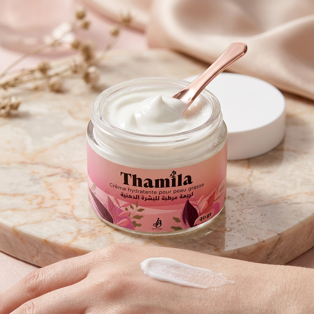 Thamila — Crème hydratante pour peaux grasses